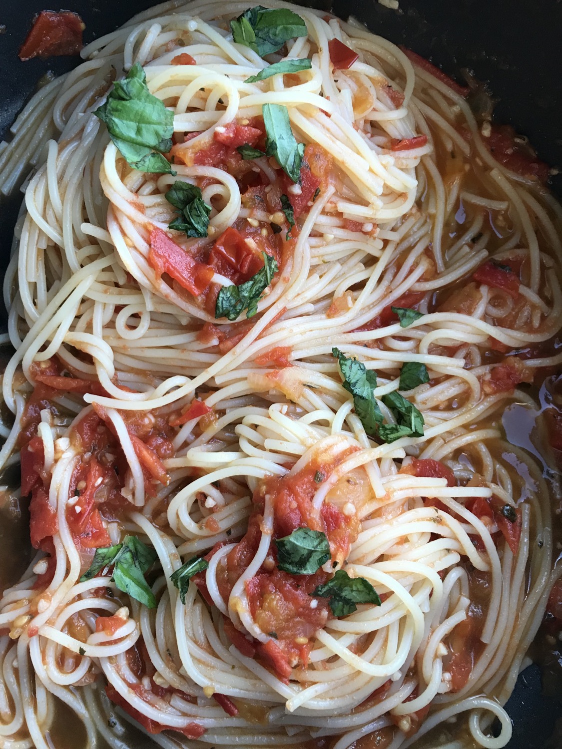 super easy tomato pasta